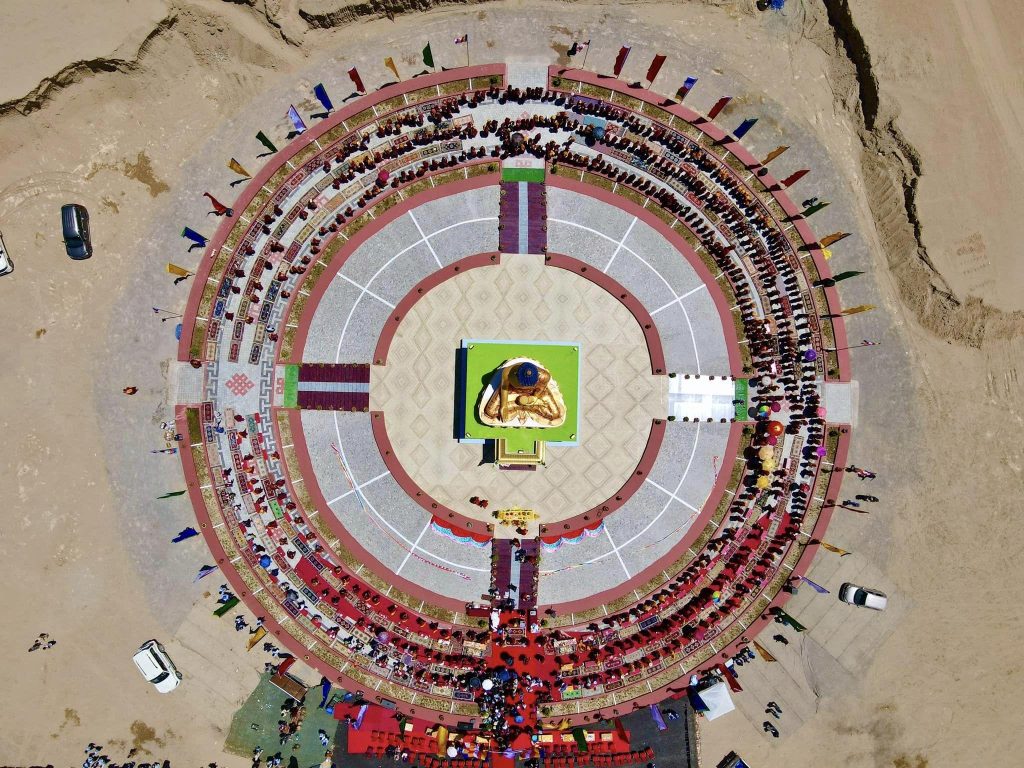 ভারতের লাদাখে ৪৬ ফুট উঁচু বুদ্ধমূর্তি উৎসর্গ সম্পন্ন